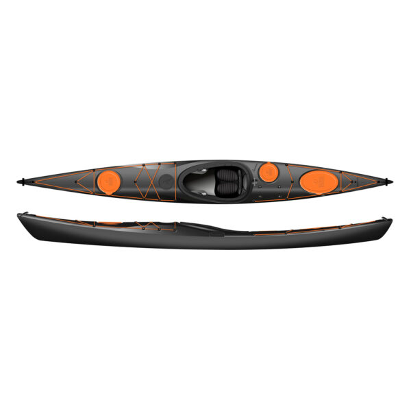 designkayaks awesome model sea kayak combined view color stormy grey